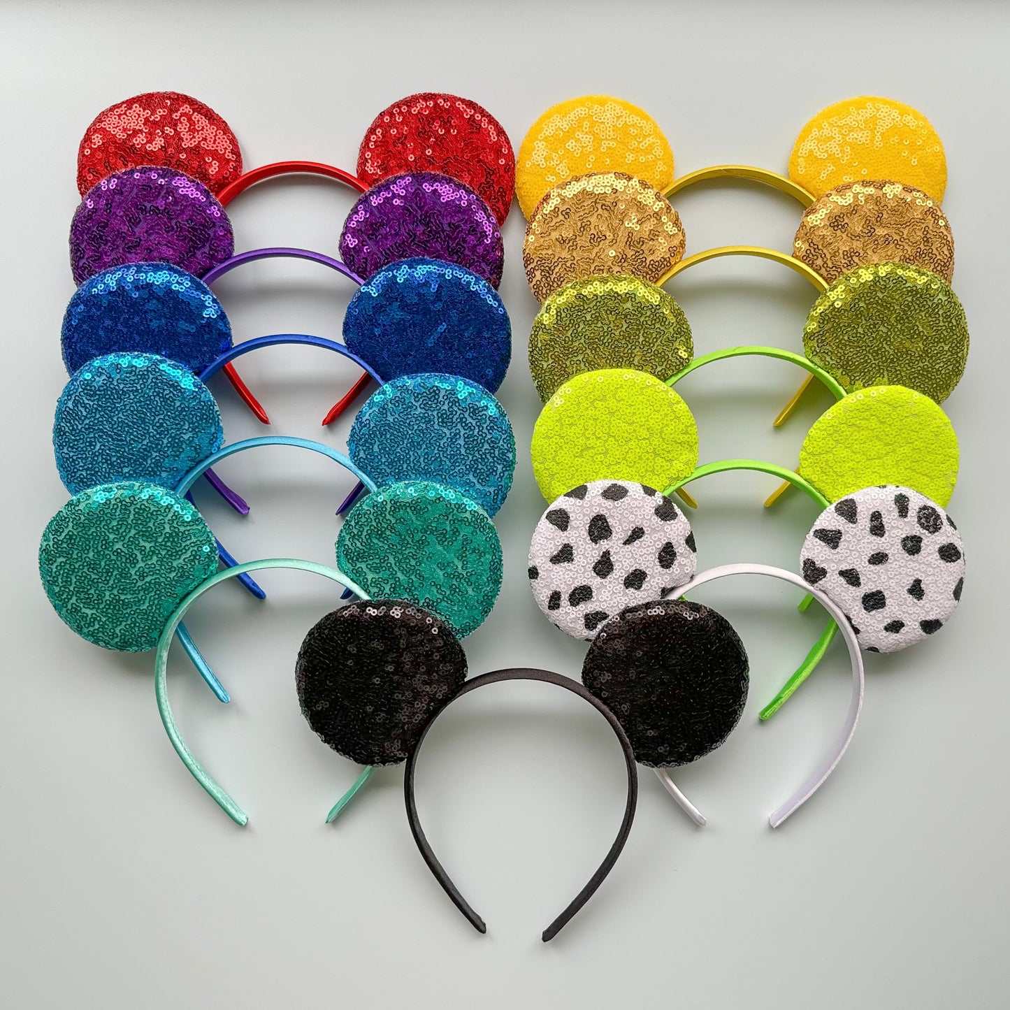 Red Sequin Headband Animal Ears