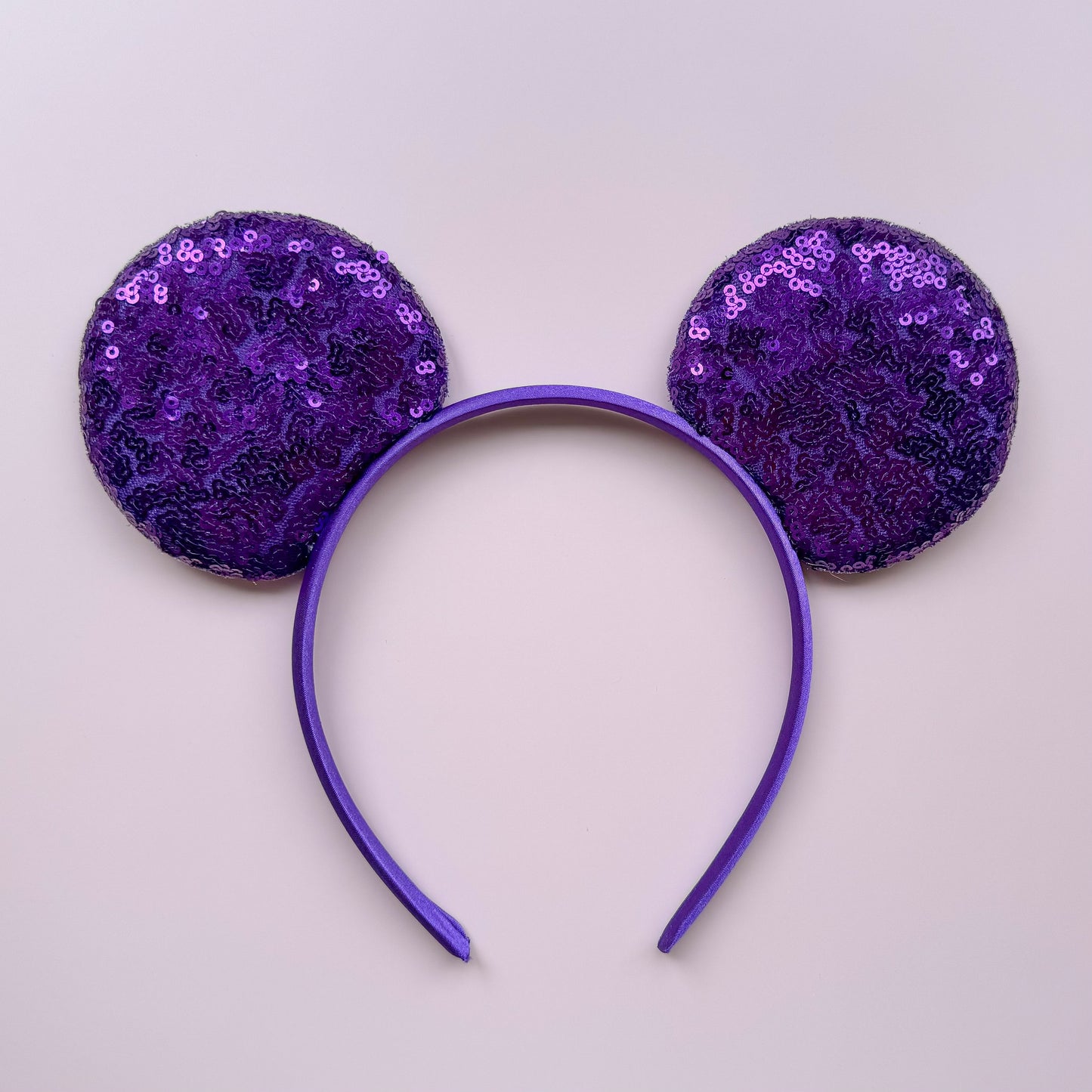Purple Sequin Headband Animal Ears