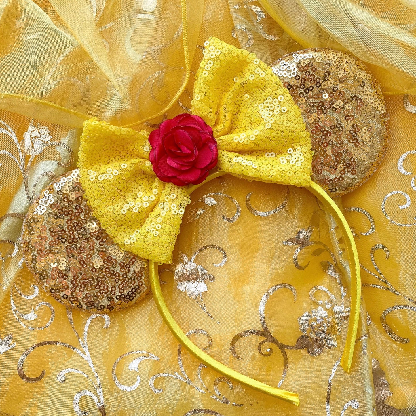 Classic Bundle of Six (6) Sequin Headband Animal Ears