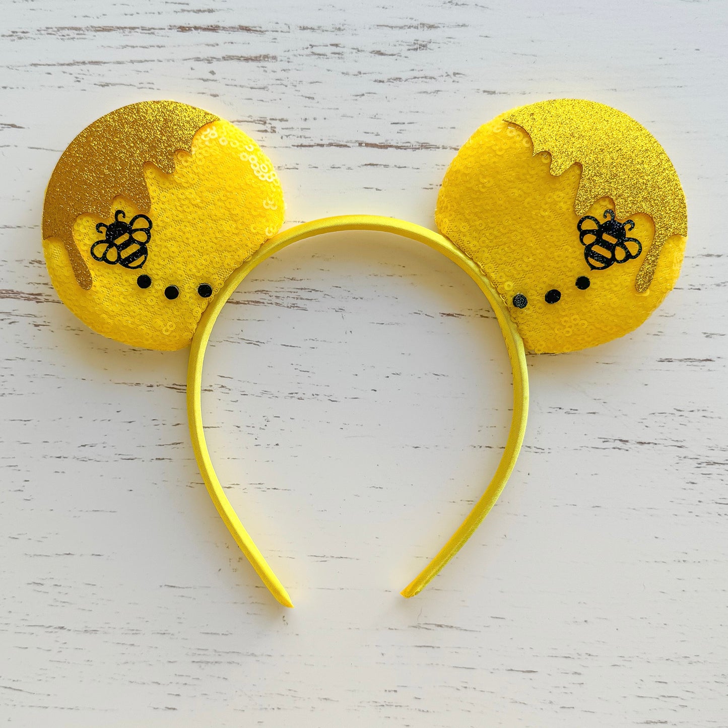 Buzzing Bee Sequin Headband Animal Ears