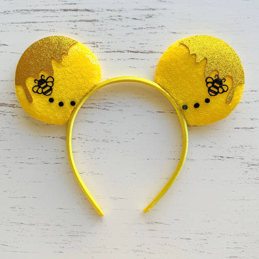 Buzzing Bee Sequin Headband Animal Ears