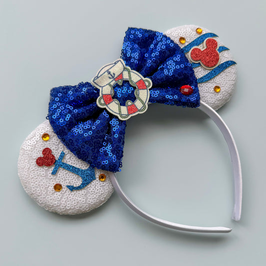 Cruise Ship Sequin Headband Animal Ears