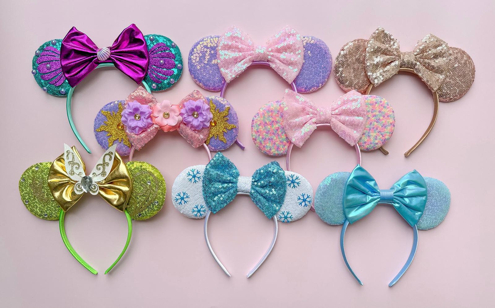 Girls sequin headbands with bow