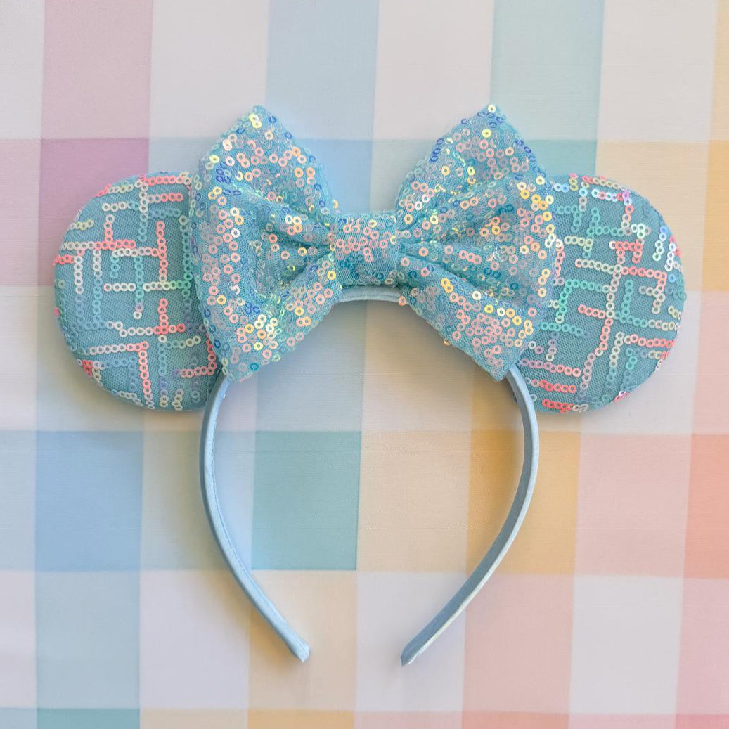 Pastel Bundle of Four (4) Sequin Animal Headband Ears