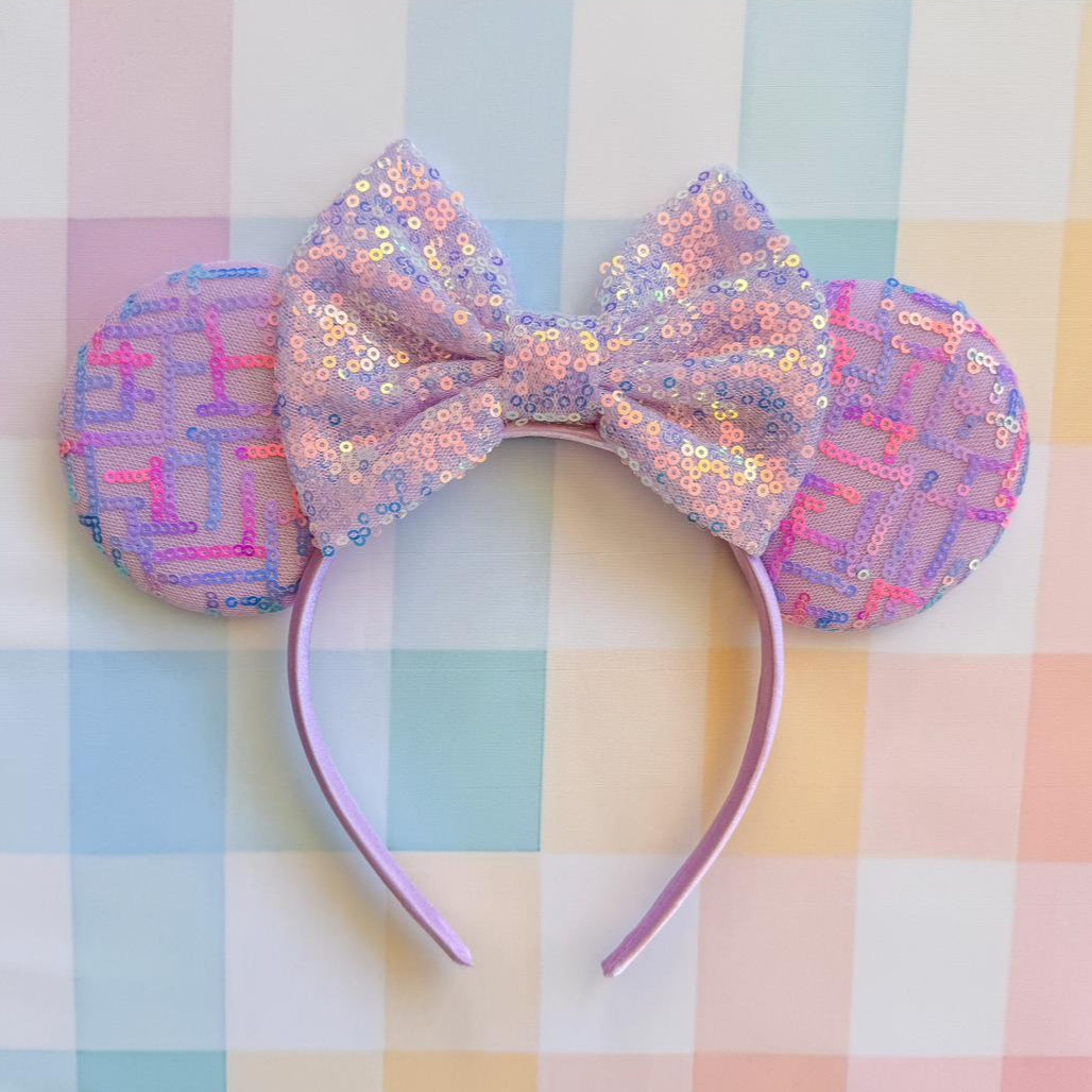 Pastel Bundle of Four (4) Sequin Animal Headband Ears